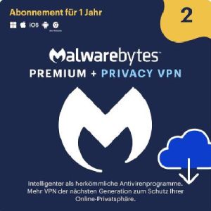 Malwarebytes Premium 18 Months, 2 Devices Windows, Mac OS, Android, Apple iOS, Chrome